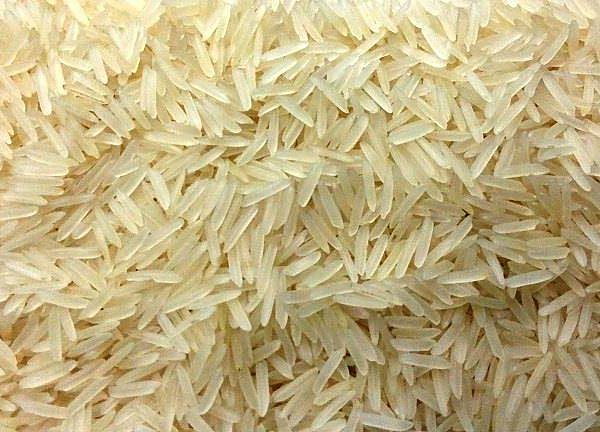 Close-up of premium Super Parboiled Basmati rice